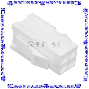 10127816-04LF 矩形连接器外壳4POS插头2排4.2mm公形引脚天然色面