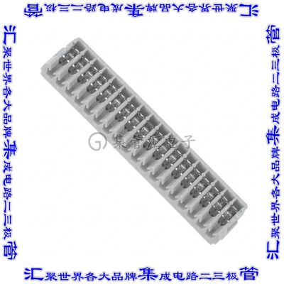 1-353293-8 矩形连接器18POS插座1.5mm母插口灰色IDC锡自由悬挂