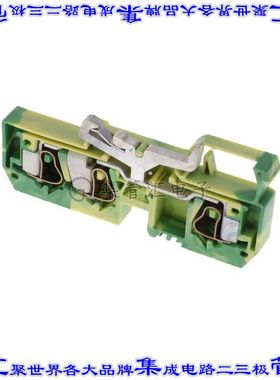 284-687 端子块连接器3POS接地地面10.0mm绿色黄色8-24AWG