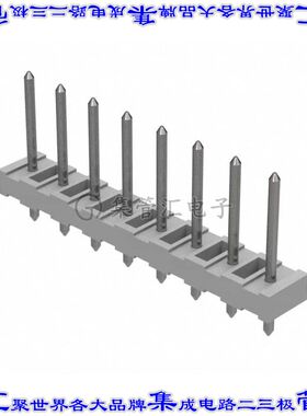 10081081 0010081081针座连接器8POS接头5.08mm公形插针通孔直针