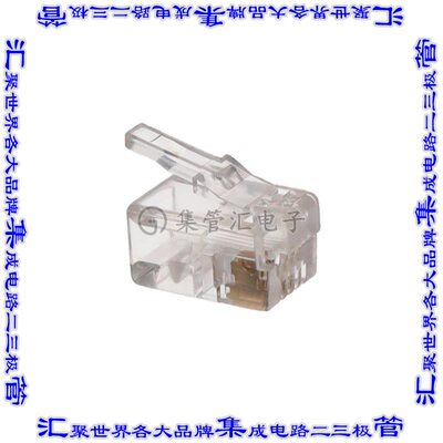 MP44X-1000 接插件连接器MOD PLUG 4P4C-STRANDED/FLAT ROHS