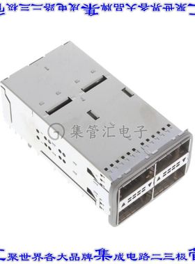 2214593-2 插拔式连接器152(38x4)插座成组(2x2)ZQSFP+通孔直角压