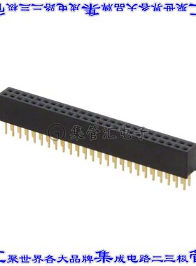 20021311-00050T4LF 针座连接器50POS插座2排1.27mm母形插口通孔