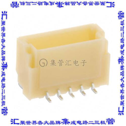 BM05B-SRSS-TB 针座连接器5POS接头1mm公形插针表贴SMD锡