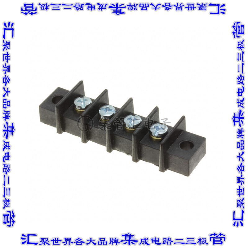 GBSX-4 端子块连接器4电路隔板接线座11.12mm螺钉