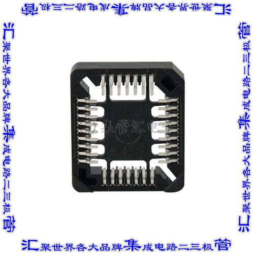 SMPX-84LCC-P 连接器IC插座PLCC插口84(4 x 21)位置锡表面贴装