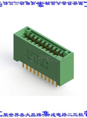 345-020-521-201 卡边缘连接器20POS母头2排2.54mm绿色镀金