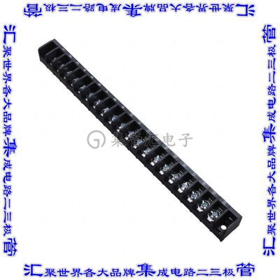 7-1546158-8 端子块连接器20电路隔板接线座9.53mm螺钉