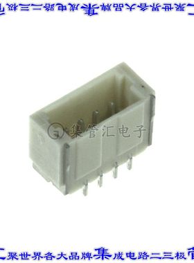 1734709-4 针座连接器4POS接头1mm公形插针表贴SMD锡