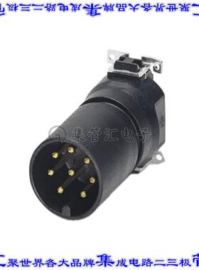 1411986 圆形连接器8POS插头公引脚焊接镀金表面贴装