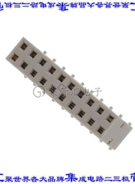91618-310ALF 针座连接器20POS插座2排2.54mm母形插口表贴SMD镀金