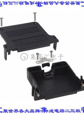 165X13399XE 连接器37POS后壳180度无屏蔽黑色