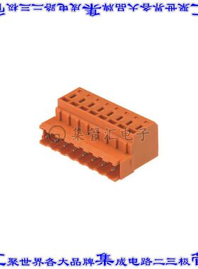 1710330000 端子块连接器14POS插头公引脚5.08mm橙色自由悬挂