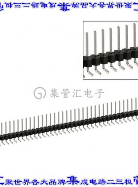 PEC36SGAN 针座连接器36POS分离式2.54mm公形插针通孔直角锡