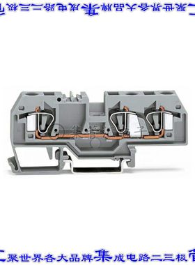 282-682 端子块连接器3POS馈通式8.0mm橙色10-24AWG