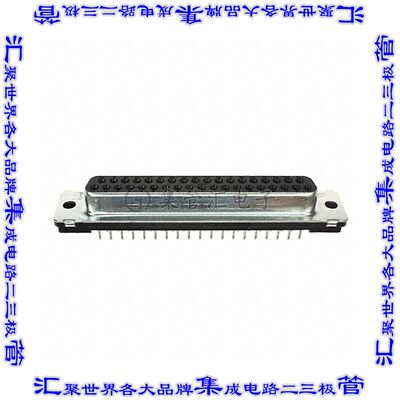5747301-2 连接器37POS插座母插口2排D-Sub通孔