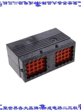 DRC14-40PAE 矩形连接器外壳40POS插座4排5.49mm公形引脚黑色自由