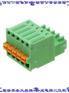 1881354 端子块连接器5POS插头母插口2.5mm绿色自由悬挂