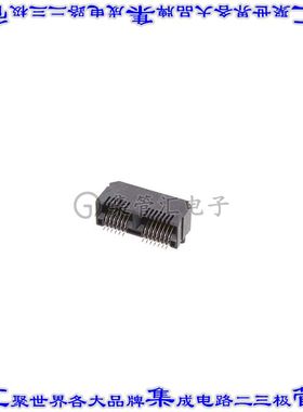 MEC8-113-02-L-D-RA1 卡边缘连接器26POS母头2排0.8mm黑色镀金