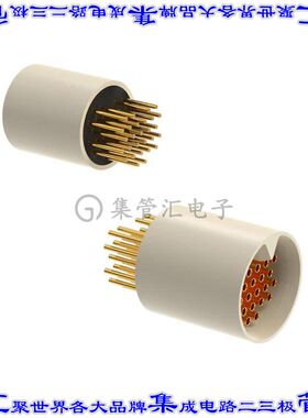 A79115-001 圆形连接器28POS插座母插口焊接镀金自由悬挂