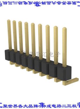 PRPC009SGAN-M71RC 针座连接器9POS分离式2.54mm公形插针通孔直角