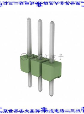 826936-3 针座连接器3POS分离式2.54mm公形插针通孔直针锡