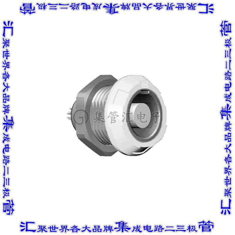 G11MC7-P02LPH0-0030 圆形连接器2POS插座母插口焊杯镀金面板安装