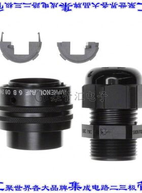 RJF6B 接插件连接器CONN MOD PLUG HSG RJ45 BLACK