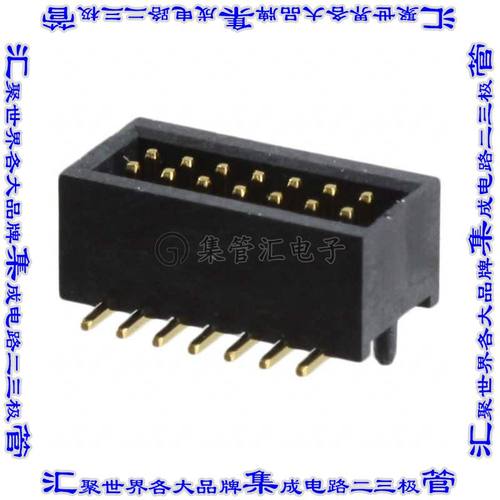 SBH51-LPSE-D07-SP-BK 针座连接器14POS接头2排1mm公形插针表贴SM