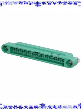 G125-3245096M3 矩形连接器外壳50POS插头2排1.25mm公形引脚绿色