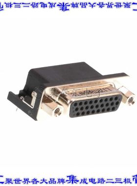 L17HTHAS4F1C 连接器26POS插座母插口3排D-Sub高密度通孔直角