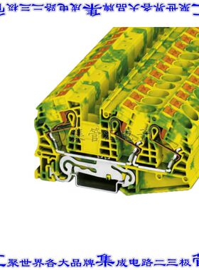 3208786 端子块连接器3POS馈通式12.2mm绿色黄色4-20AWG