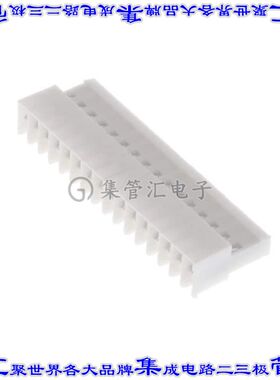 4-640441-6 矩形连接器16POS插座2.54mm母插口白色IDC锡自由悬挂