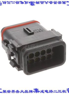 AT16-18SC-SR02 矩形连接器外壳18POS插头3排母形插口黑色自由悬
