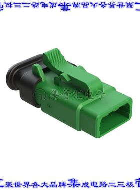 ATM06-3S-SR01GN 矩形连接器外壳3POS插头母形插口绿色自由悬挂