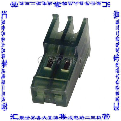 3-640623-2 矩形连接器2POS插座2.54mm母插口绿色IDC锡自由悬挂直
