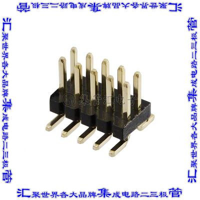 GRPB052VWQP-RC 针座连接器10POS接头2排1.27mm公形插针表贴SMD镀