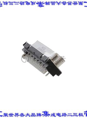 D37S24A4GV00LF 连接器37POS插座母插口2排D-Sub通孔