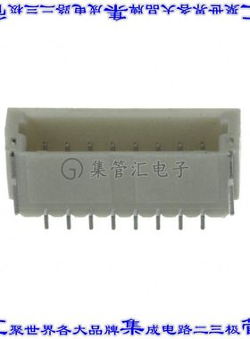 1734709-8 针座连接器8POS接头1mm公形插针表贴SMD锡