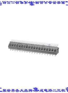 TBL005A-500-19GY-2WT 线对板连接器19POS接线端子5mm通孔45角度