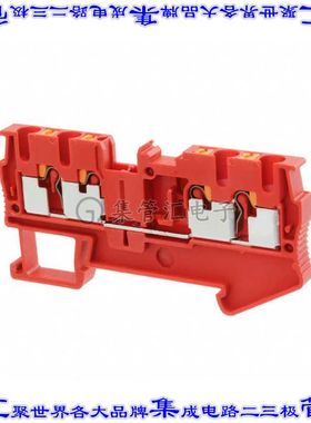 3209580 端子块连接器4POS馈通式5.2mm红色12-26AWG