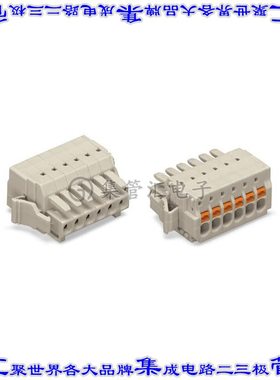 2734-116/037-000 端子块连接器16POS插头母插口3.5mm灰色自由悬