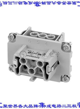 C14610B0061021 连接器6+接地插件母头螺钉