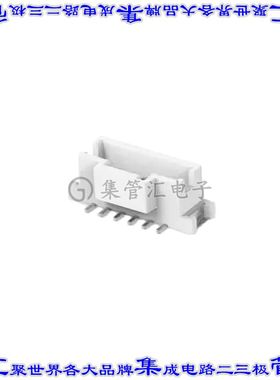 1-2232829-6 针座连接器6POS接头2mm公形插针表贴SMD锡