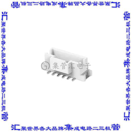 1-2232829-6 针座连接器6POS接头2mm公形插针表贴SMD锡