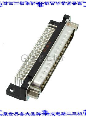 9664227803 09664227803连接器37POS插头公引脚2排D-Sub通孔直角