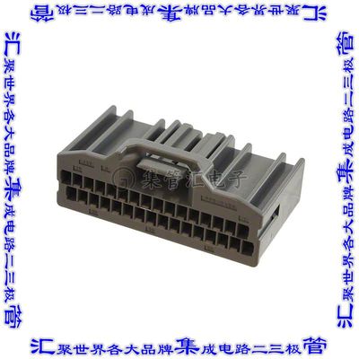MX34032SF1 矩形连接器外壳32POS插座2排2.2mm母形插口灰色自由悬