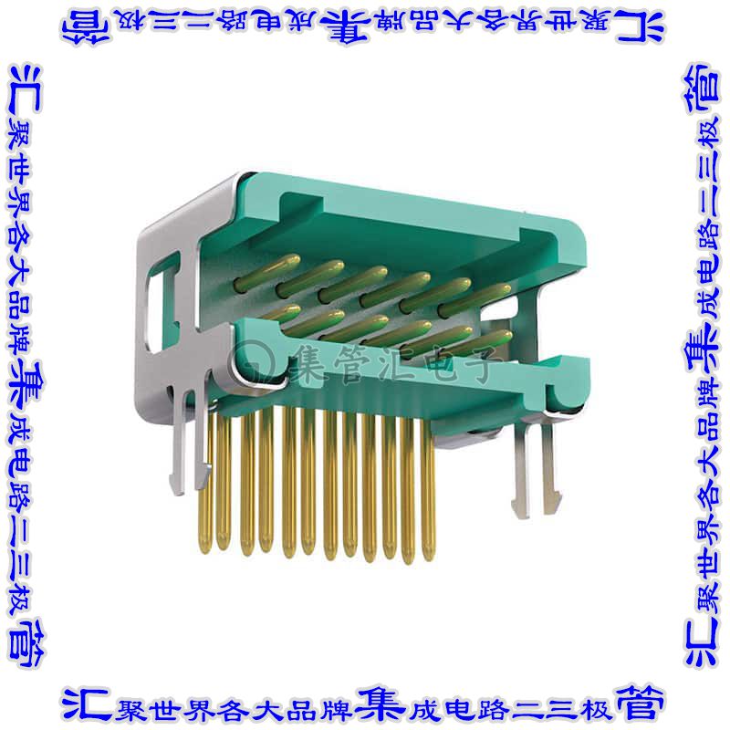 G125-MH11205L5P 针座连接器12POS接头2排1.25mm公形插针通孔直角