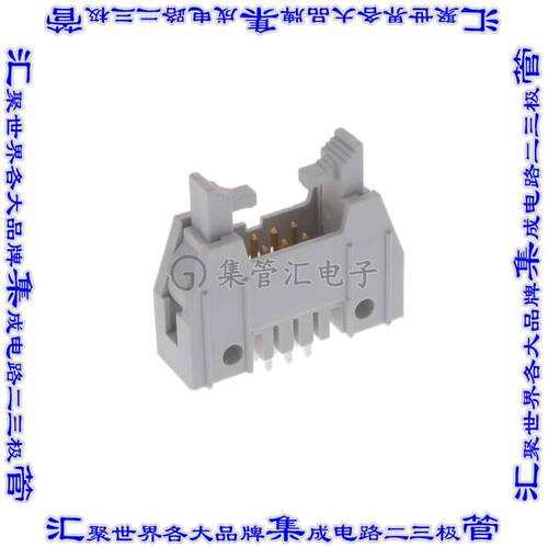 71918-206LF 针座连接器6POS接头2排2.54mm公形插针通孔直针镀金