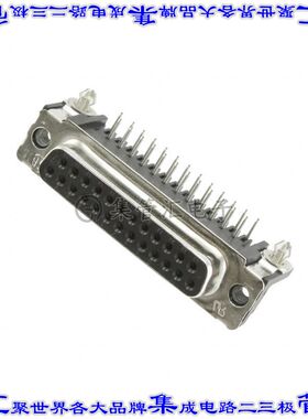 5788800-1 连接器25POS插座母插口2排D-Sub通孔直角